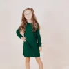 Skirts& Dresses></noscript>Melissa A-Line Dress For Children Thin Merino Sand | Darkmintgreen | Intensepink | Mustard