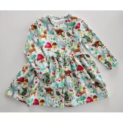 Skirts& Dresses>Melissa Ample Organic Cotton Dress Jungle