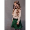 Skirts& Dresses></noscript>Melissa Boiled Wool A-Line Skirt With Pockets For Children Navy | Mustard | Graphitegrey