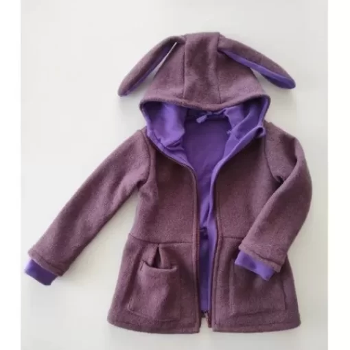 Jackets& Overalls& Coats>Melissa Boiled Wool Coat Doubled With Merino 250 Cherryred | Lavander | Graphitegrey | Butterwhite