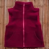 Jackets& Overalls& Coats></noscript>Melissa Boiled Wool Vest For Children Navy | Mustard | Cherryred | Lavander