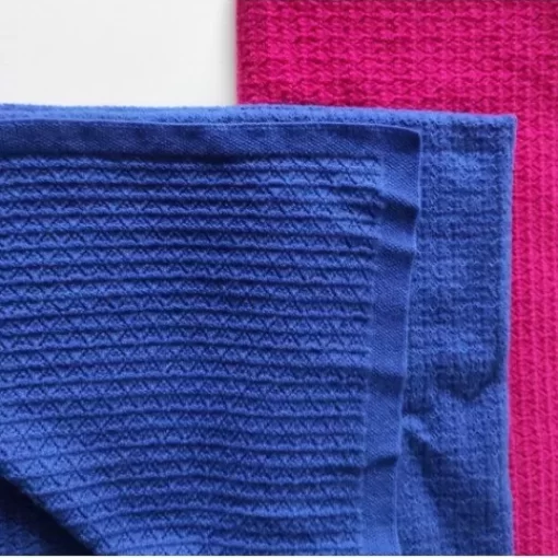 Accessory>Melissa Cashmere Knitted Blanket For Baby Butter | Royalblue | Raspberry