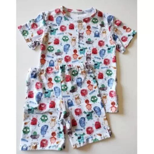 T-Shirts& Shorts>Melissa Children'S Organic Cotton T-Shirt Monsters