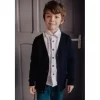 Sweaters& Cardigans& Sweatshirts></noscript>Melissa Knitted Merino Cardigan For Children Navy