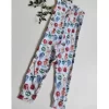 Pijama& Jumpsuit></noscript>Melissa Long Organic Cotton Sleeveless Jumpsuit Monsters