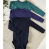 Body& T-Shirt& Blouse></noscript>Melissa Long-Sleeved Bodysuit Thin Merino Darkmintgreen | Darkblue | Black