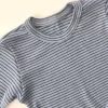 T-Shirt& Blouse></noscript>Melissa Long-Sleeved Shirt For Children Thin Merino Blue Stripes Bluestripes