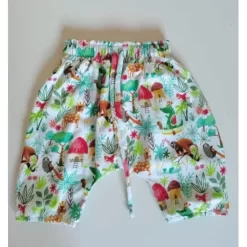 T-Shirts& Shorts>Melissa Organic Cotton Harem Shorts Jungle