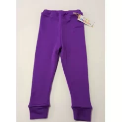 Leggings& Pants>Melissa Reversible Children'S Tights Merino 250G Purple-Lightgrey