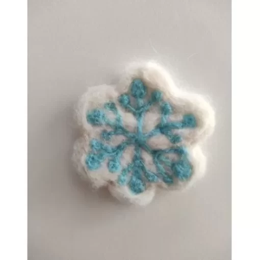 Accessory>Melissa Snowflakes Merino White Pure