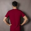 T-Shirts & Basics></noscript>Melissa Tencel T-Shirt For Men Darkred