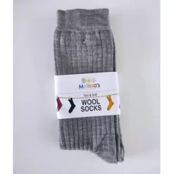 Socks>Melissa Thin Merino Socks Light Grey