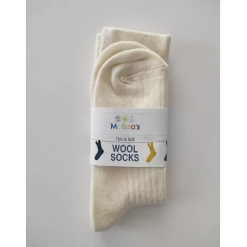 Socks>Melissa Thin Merino Socks Natur