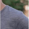 T-Shirts & Basics></noscript>Melissa T-Shirt For Men Thin Merino Darkmintgreen | Darkblue