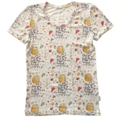 T-Shirts& Shorts>Melissa T-Shirt For Women Thin Merino With Digital Print Love