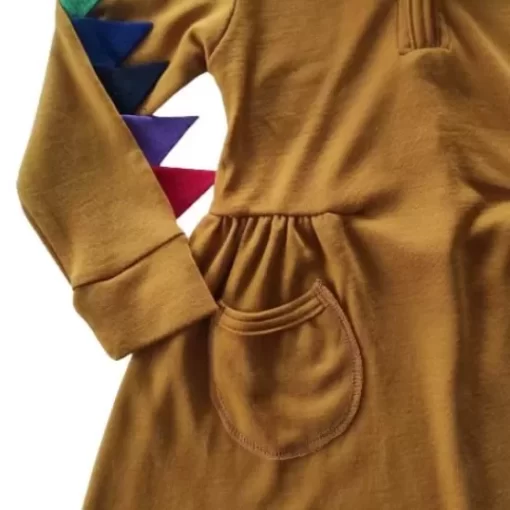 Skirts& Dresses>Melissa Tunic Dress Dino Merino 250G Mustard