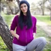 Sweaters& Cardigans& Sweatshirts></noscript>Melissa Zip-Up Hoodie For Women Merino 250G Emerald | Oldpink | Lightgrey | Darkgrey